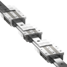 IKO needle roller linear roller bearings replace the older style hydrostatics, making the entire assembly a far more simple and effective product.